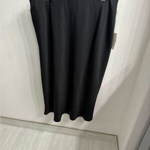 a new day Black Midi Skirt